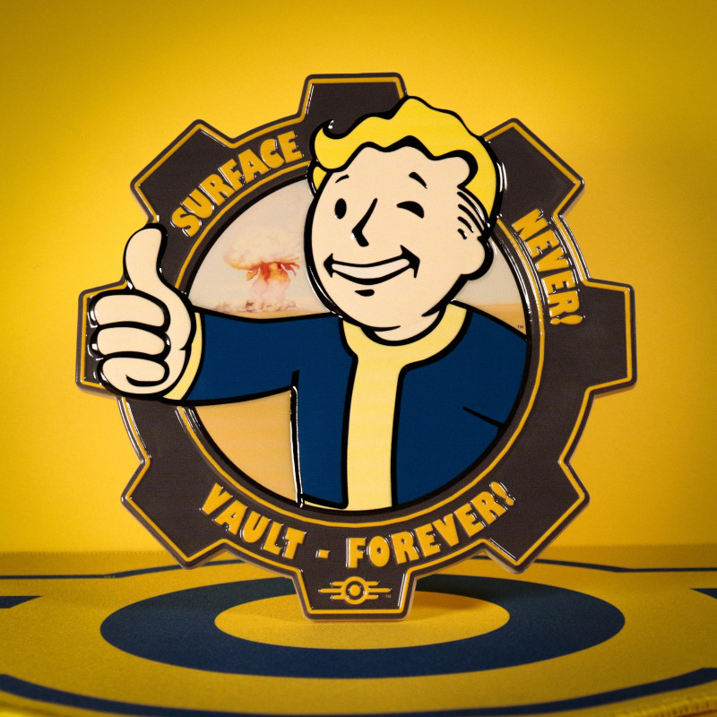 Fallout - Panneau résine Vault Boy