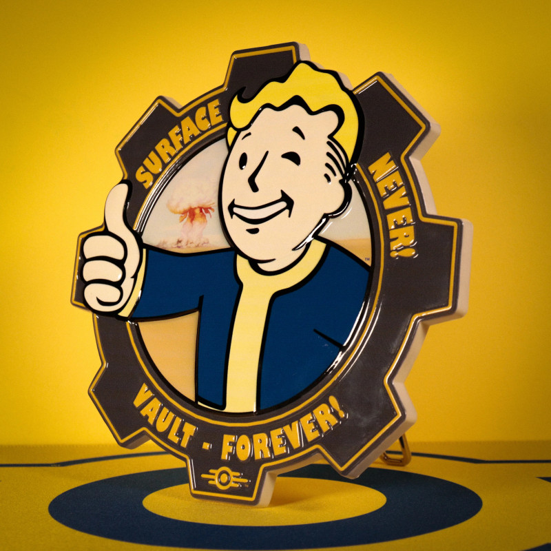 Fallout – Plaque en Résine Vault Boy – Fanattik