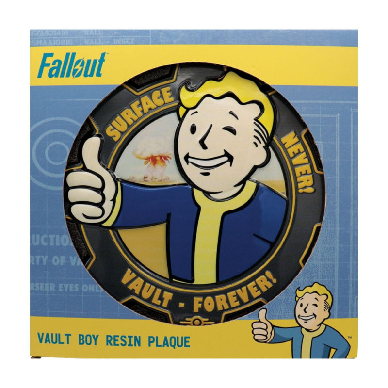 Fallout – Plaque en Résine Vault Boy – Fanattik