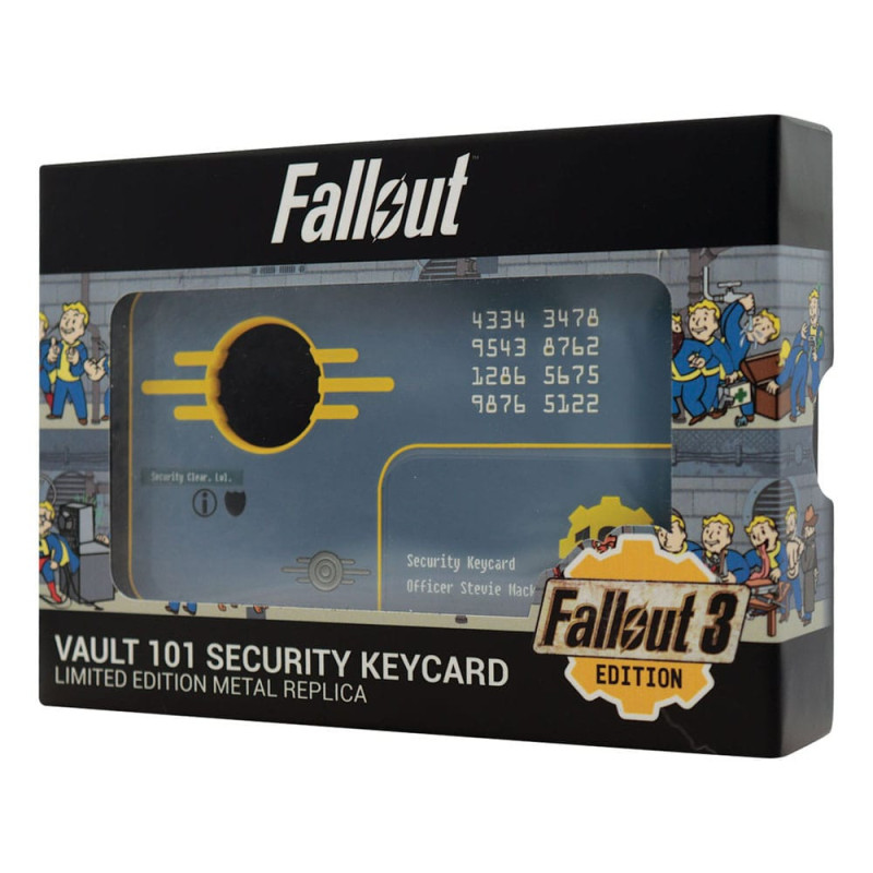 Fallout 3 – Réplique Carte de Sécurité Vault 101 – Fanattik