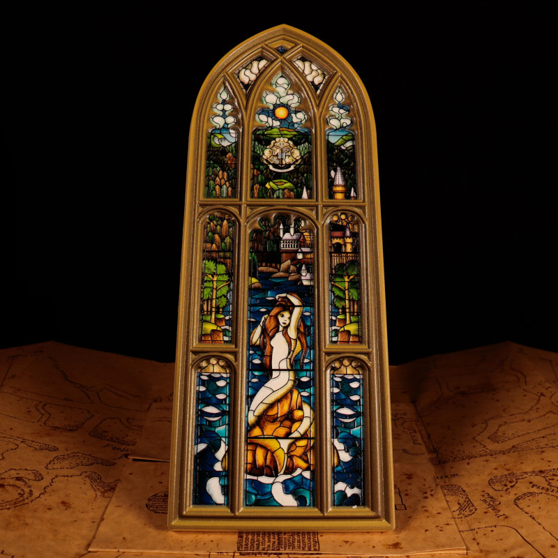 Harry Potter – Plaque en Résine Vitrail Sirène – Fanattik