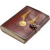 Harry Potter - Carnet premium Cuir Vegan Golden Snitch (Vif d'Or)