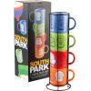 South Park - Set de 4 tasses empilables Cartman, Kenny, Kyle & Stan
