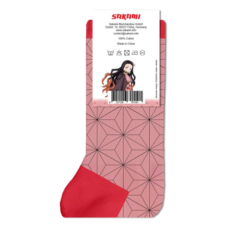 Demon Slayer – 2 Paires de chaussettes Nezuko Kamado 36-40
