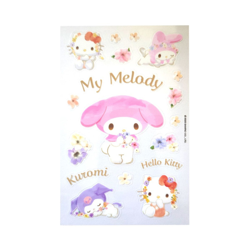 Hello Kitty & Friends – Sticker Set 01 – Pastel Vivid – Sakami