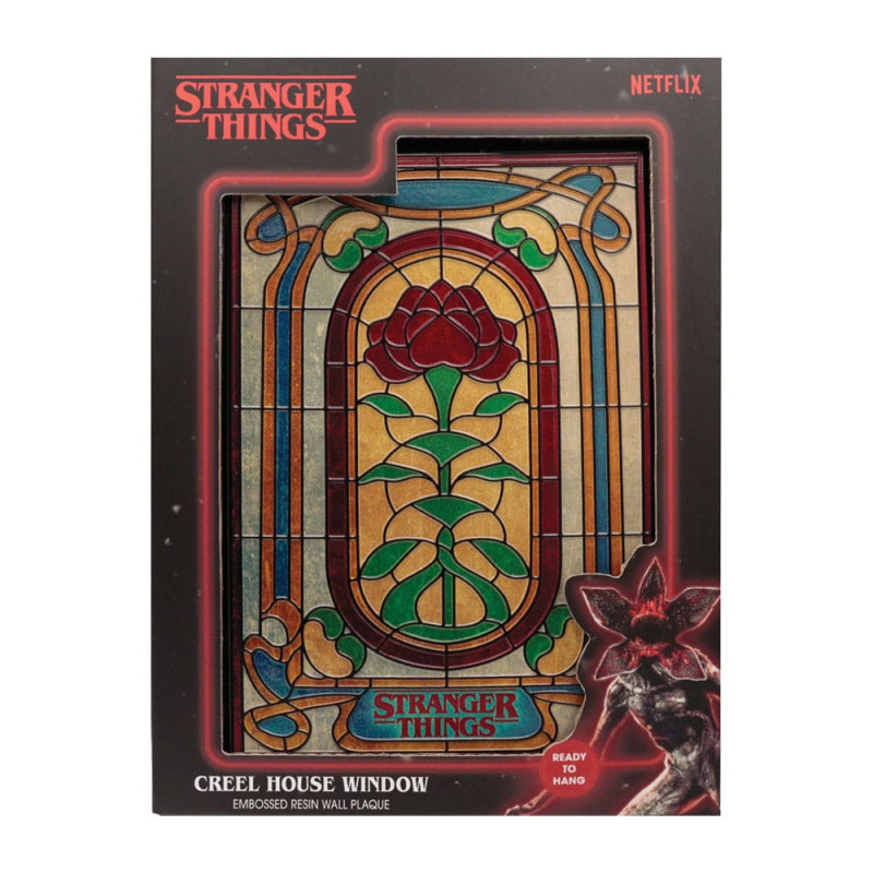 Stranger Things – Creel House Stained Glass Window Plaque – Fanattik