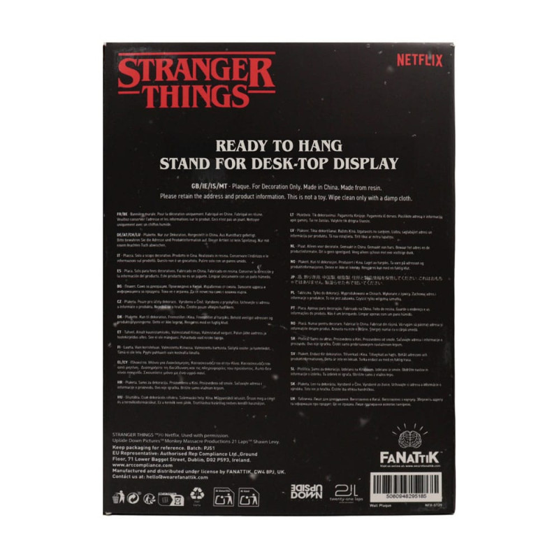 Stranger Things – Creel House Stained Glass Window Plaque – Fanattik