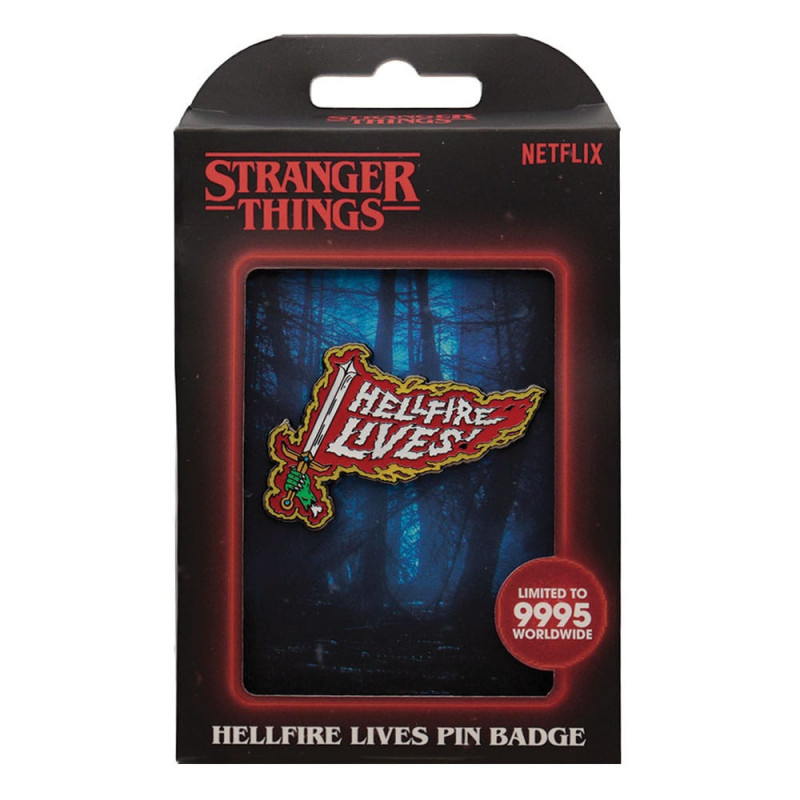 Stranger Things - Pins Hellfire Lives 9995 exemplaires