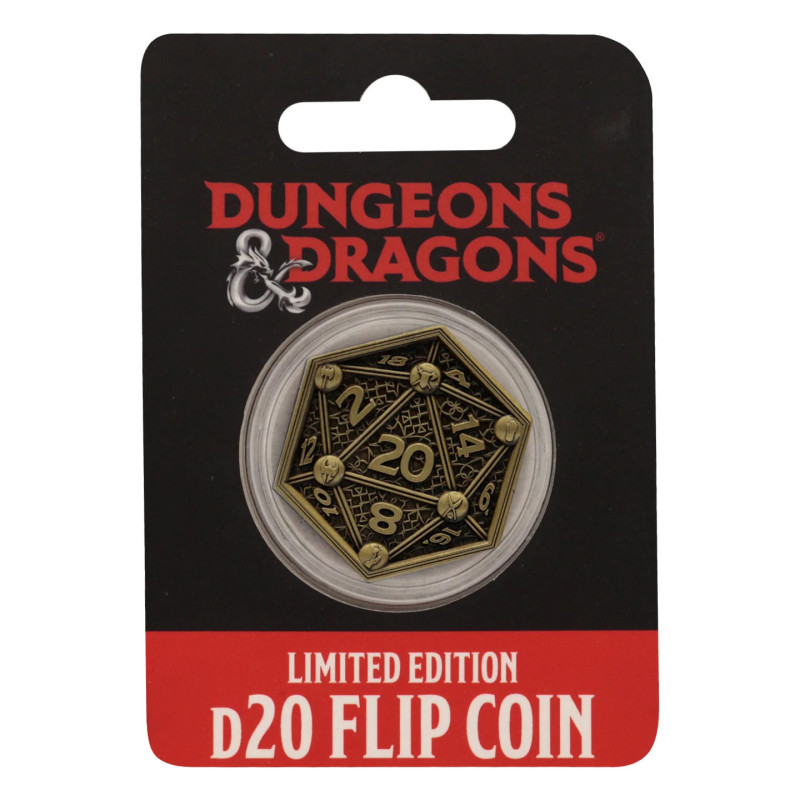 Dungeons & Dragons – Class Cards & D20 Flip Coin Set – Officiel