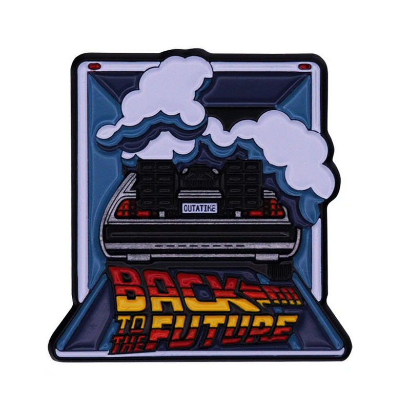 Fanattik – Badge Pin DeLorean Édition Limitée – Back to the Future