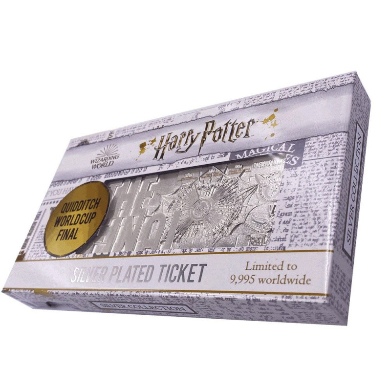 Harry Potter – Ticket Coupe du Monde Quidditch Plaqué – Fanattik