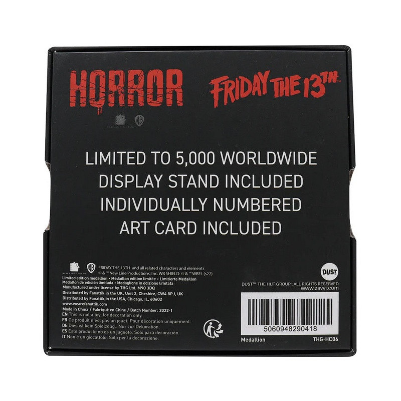 Médaillon Friday the 13th Jason Édition Limitée – Fanattik