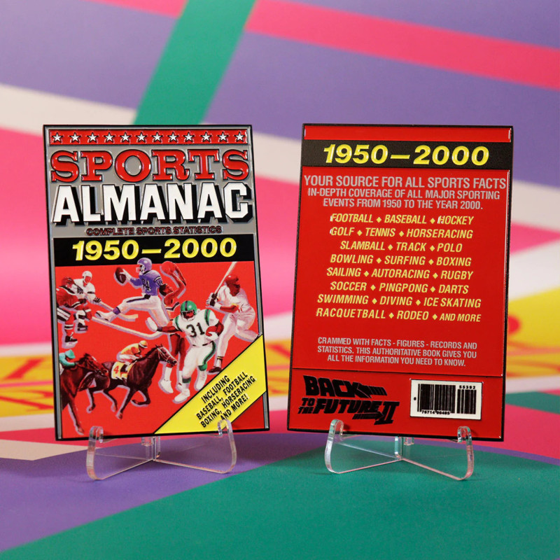 Retour Vers le Futur - Lingot Sports Almanac 2015 exemplaires