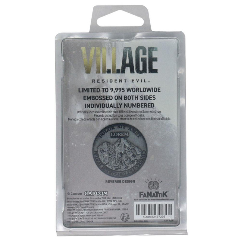 Pièce Resident Evil Village Édition Limitée 38mm – Fanattik