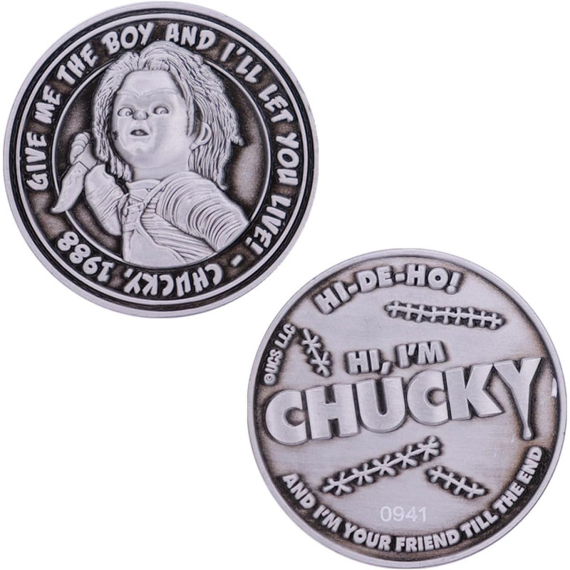 Pièce Chucky Édition Limitée 38mm – Fanattik