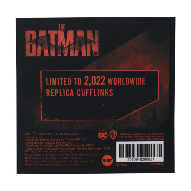 Batman 2022 – Boutons de Manchette Bruce Wayne – Fanattik