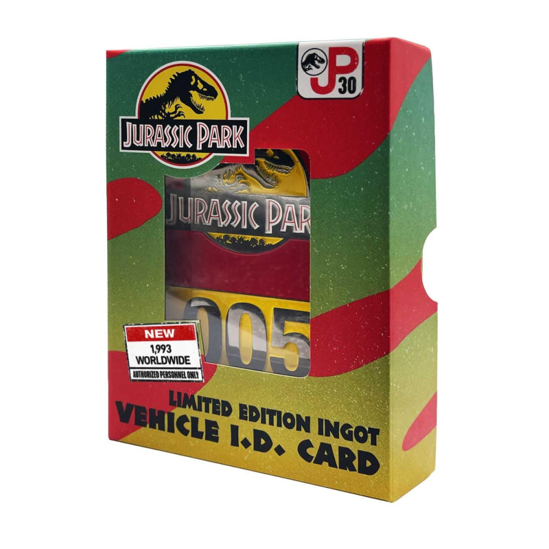 Lingot Jeep Jurassic Park 30ème Anniversaire – Fanattik