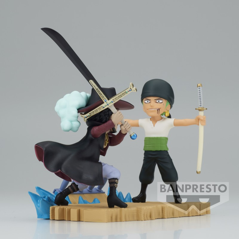 One Piece – Figurine Roronoa Zoro vs Dracule Mihawk WCF Log Stories