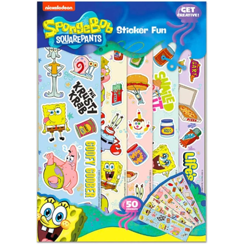 Spongebob : Bob l'éponge - Set de 50 stickers