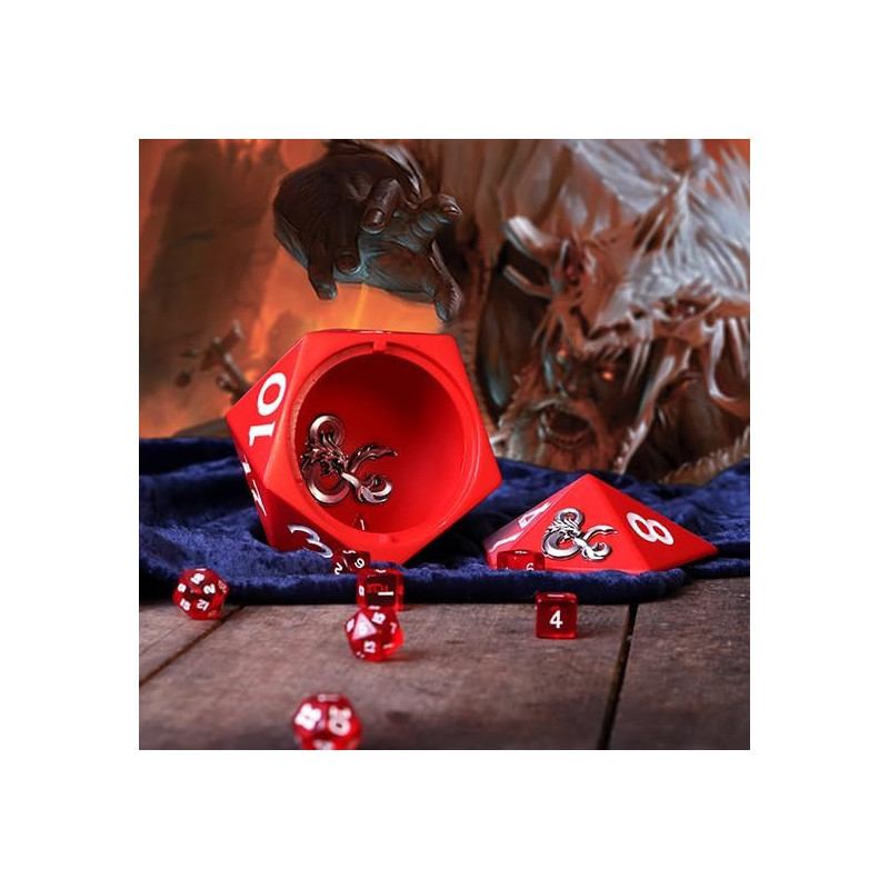 Dungeons & Dragons – Boîte à Dés D20 – 13,5 cm – Nemesis Now