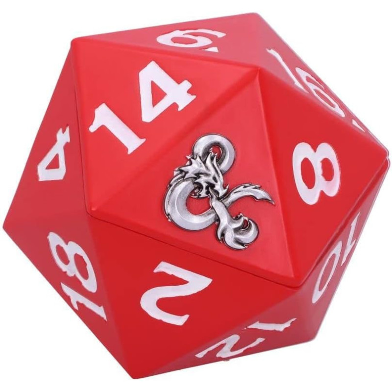 Dungeons & Dragons – Boîte à Dés D20 – 13,5 cm – Nemesis Now