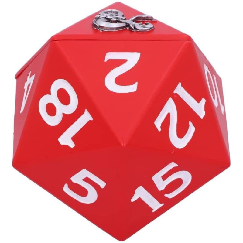 Dungeons & Dragons – Boîte à Dés D20 – 13,5 cm – Nemesis Now