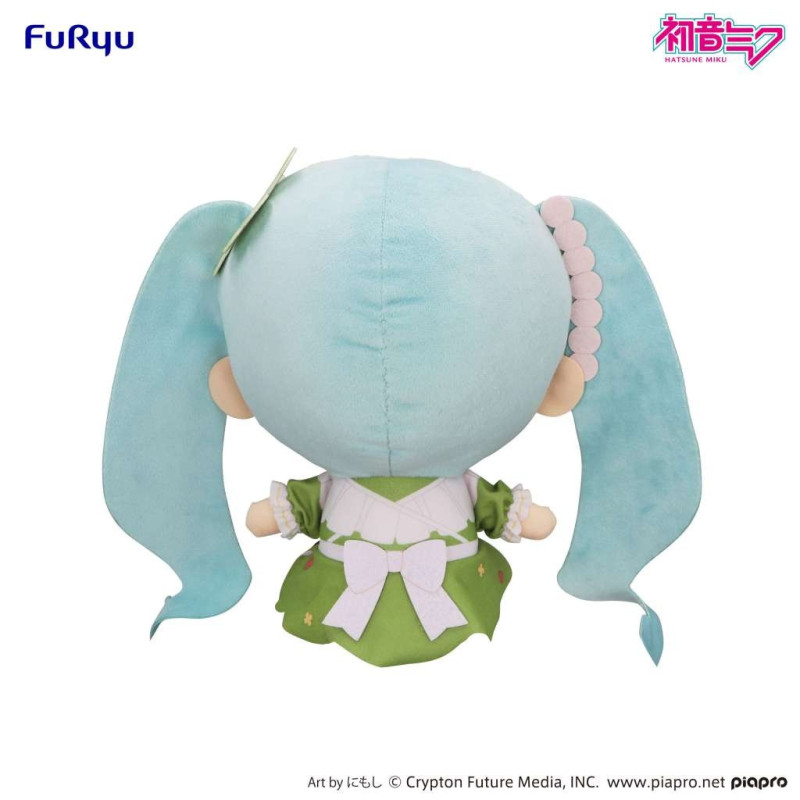 Hatsune Miku – Peluche Kyurumaru Big Clover – 26 cm – FuRyu