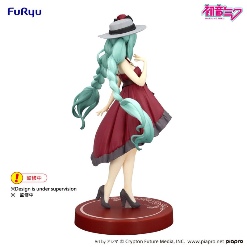 Hatsune Miku – Figurine Outing Dress Red Color – Trio-Try-iT – FuRyu