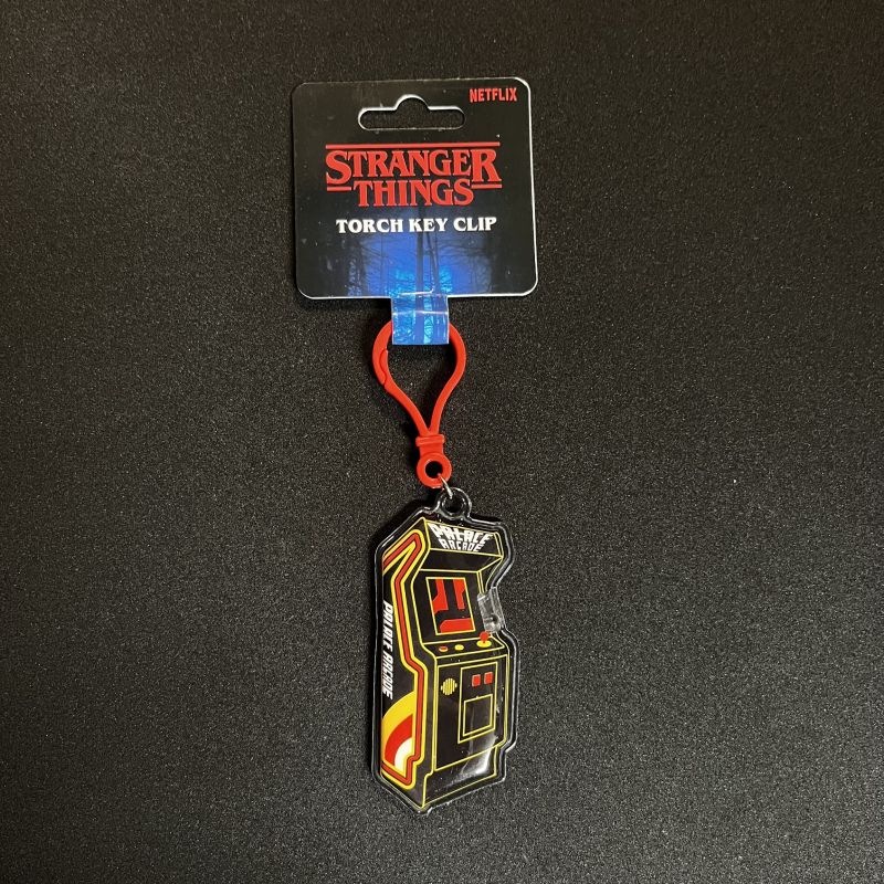 Stranger Things - Porte-clé bag clip torche Arcade