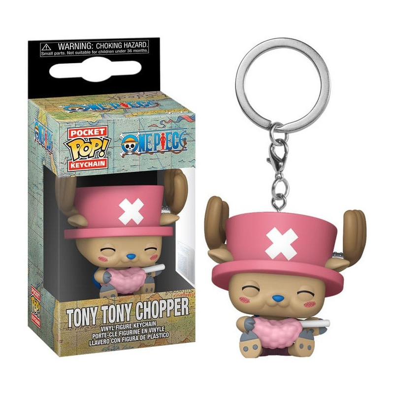 One Piece - Pop! Pocket - Porte-clé Chopper with Cotton Candy