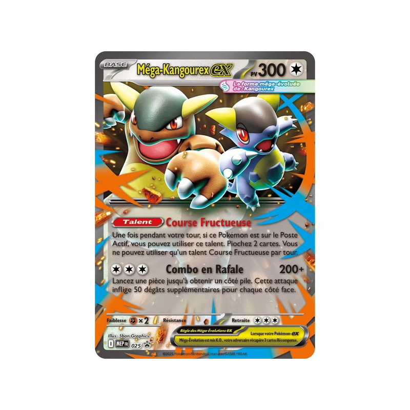 Pokémon – Coffret Méga-Kangourex EX – Jeu de Cartes Officiel