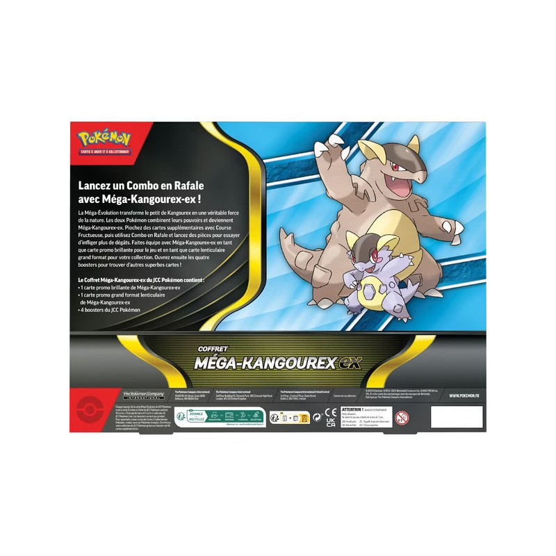 Pokémon – Coffret Méga-Kangourex EX – Jeu de Cartes Officiel