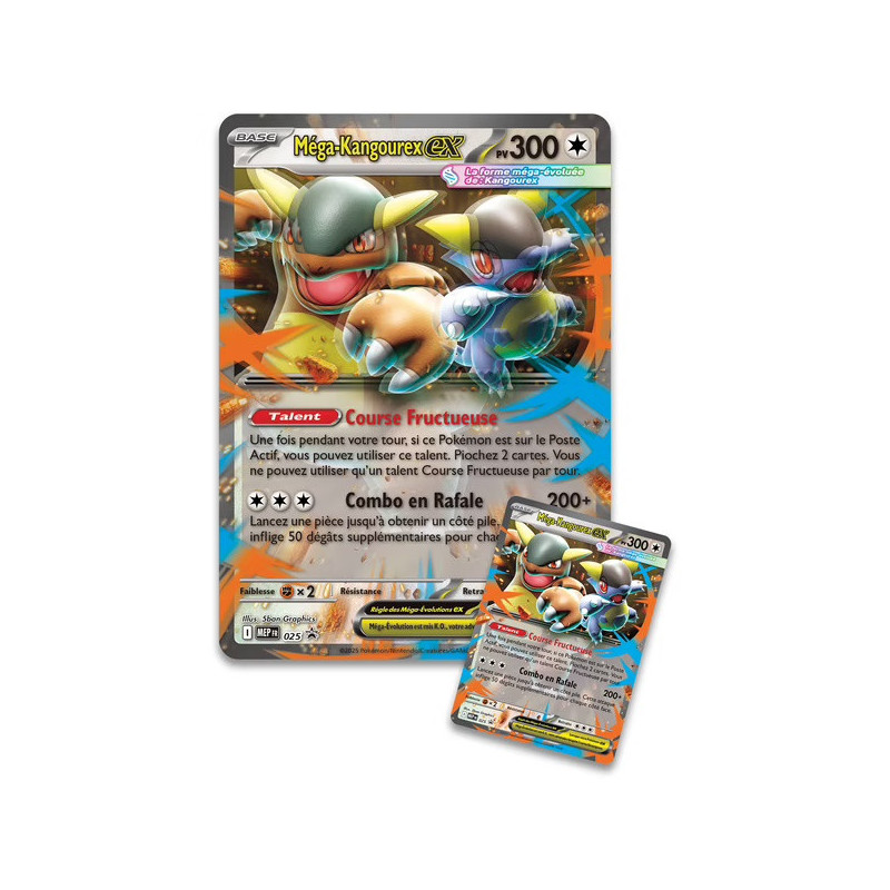 Pokémon – Coffret Méga-Kangourex EX – Jeu de Cartes Officiel