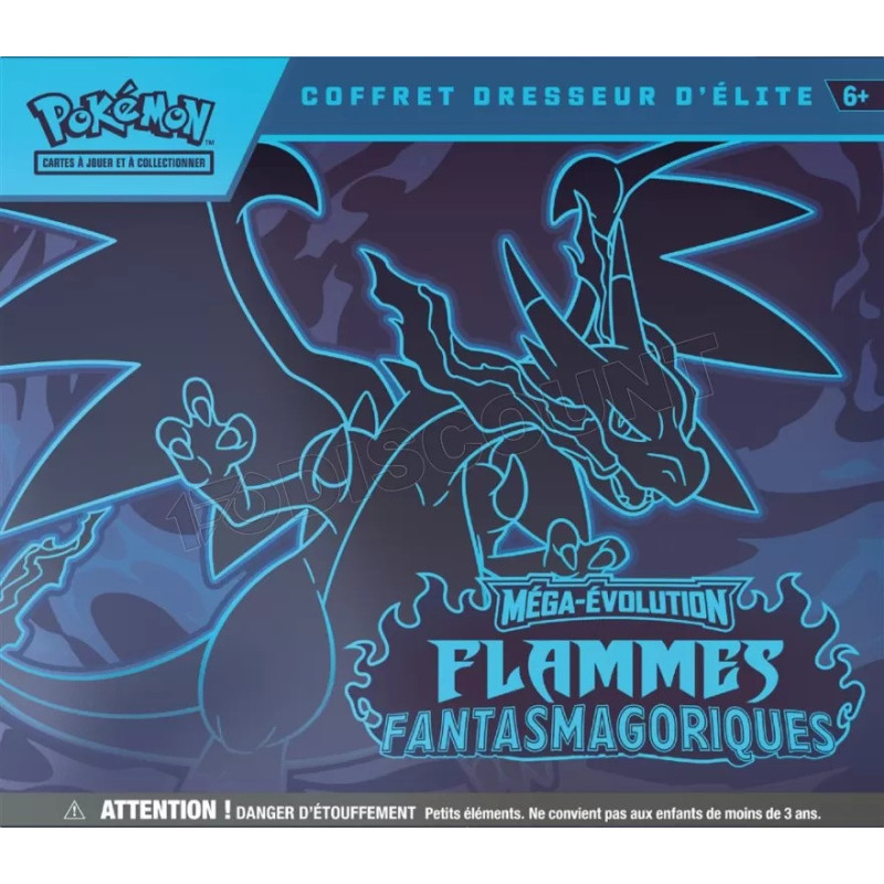 Pokémon – Elite Trainer Box Méga Évolution Flammes Fantasmagoriques