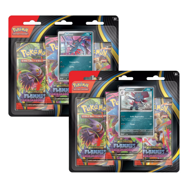 Pokémon - Tripack - Flammes Fantasmagoriques - ME02 - FR