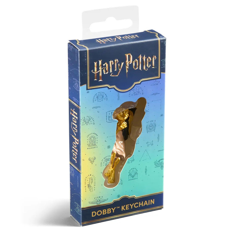 Harry Potter – Porte-clé Dobby doré – Noble Collection