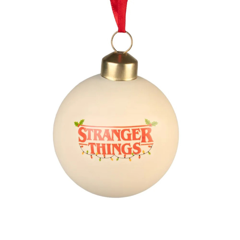 Stranger Things – Pack 4 Boules de Noël – Officiel
