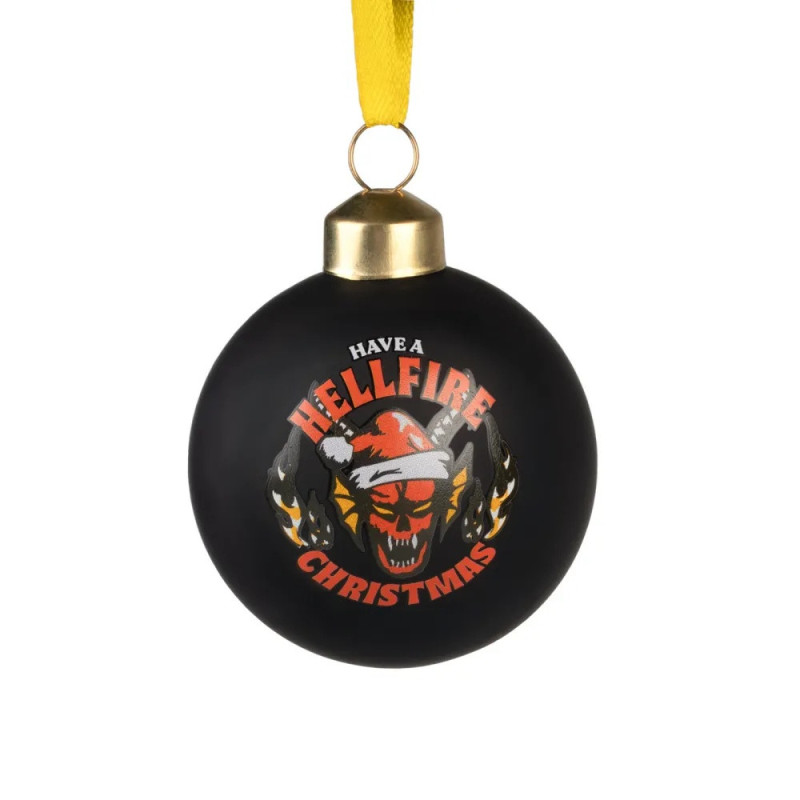 Stranger Things – Pack 4 Boules de Noël – Officiel