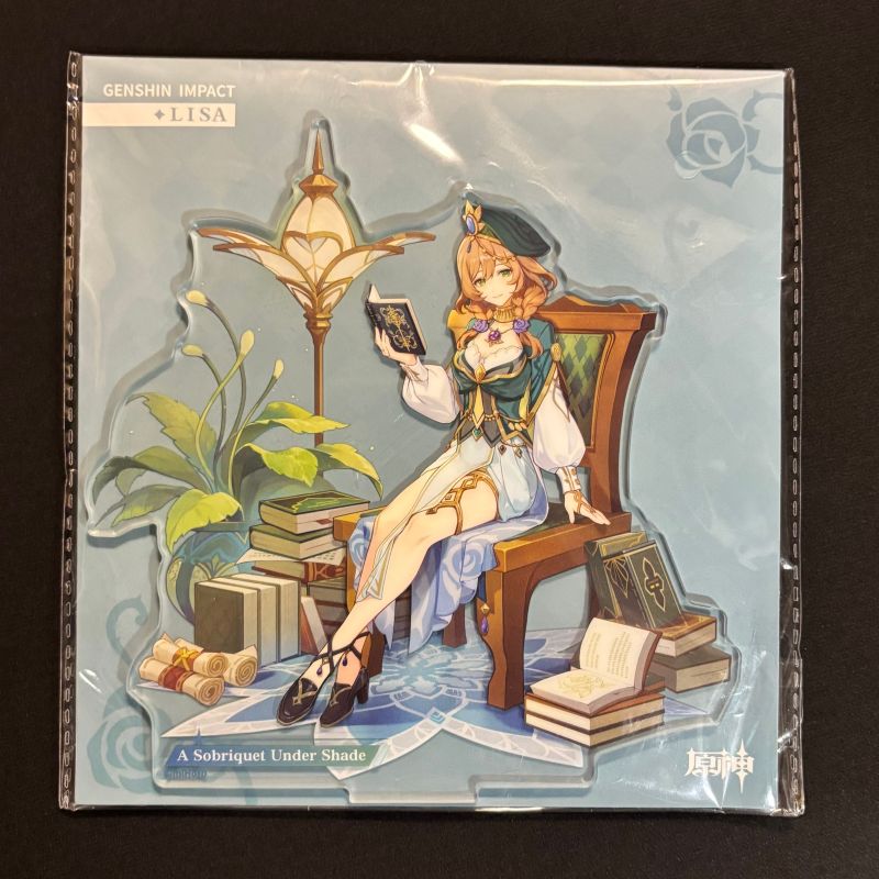 Genshin Impact - Diorama acrylique Teyvat Style Series Lisa: A Sobriquet Under Shade 15 cm