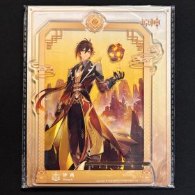 Genshin Impact - Support de téléphone en acrylique Zhongli (17 cm)