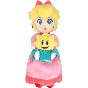 Super Mario - Peluche Peach & Stella 25 cm