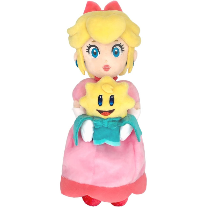 Super Mario - Peluche Peach & Stella 25 cm