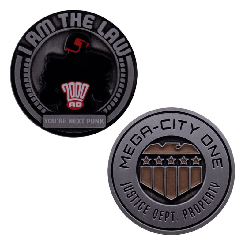2000 AD – Judge Dredd Mega City One Coin – Officiel