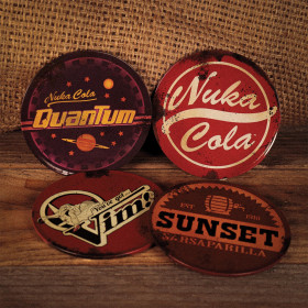 Fallout - Pack 4 sous-verres Metal Drinks