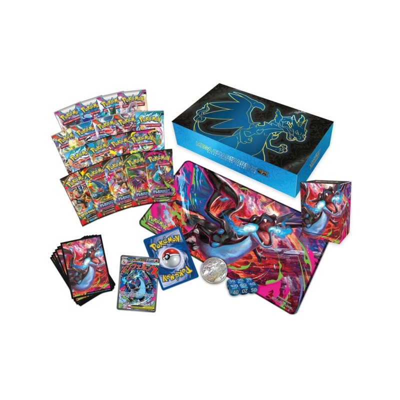 Pokémon – Coffret Ultra Premium Méga Dracaufeu X EX – Officiel