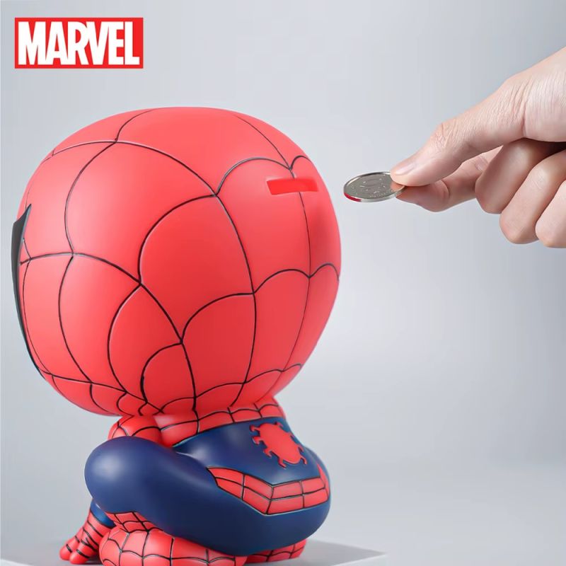 Marvel - Tirelire Spiderman Accroupi en PVC