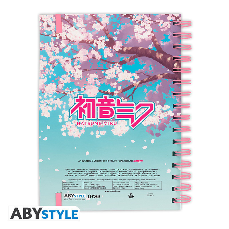 Hatsune Miku Cahier A5 Fleurs de cerisier – ABYstyle
