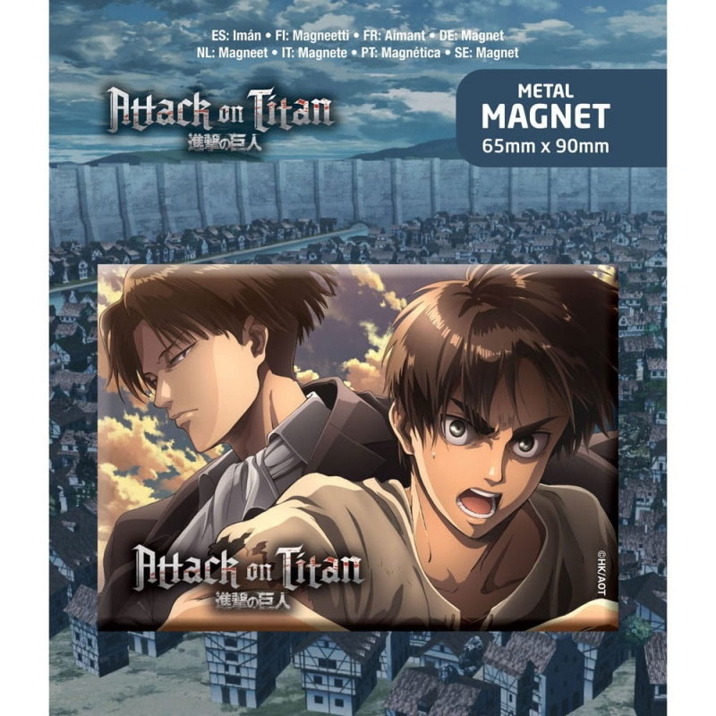 L'Attaque des Titans - Aimant Eren & Levi