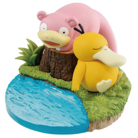 Pokémon - Figurine Psykokwak & Ramoloss Relax Time 11 cm