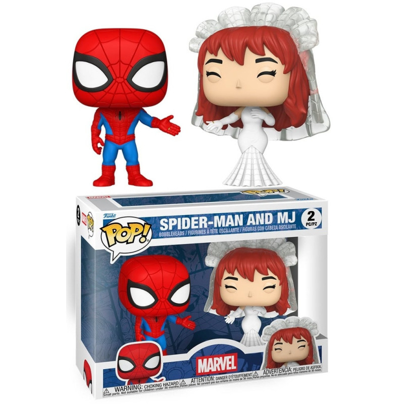Marvel - Pop! - 2-Pack Spider-Man and MJ